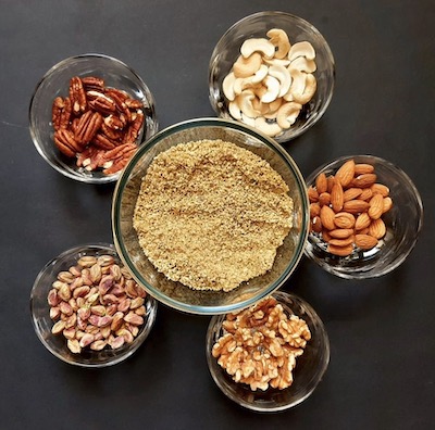 Mixed nuts powder